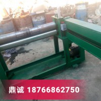 甘肃嘉峪关环保回收旧油桶切身压平机工作视频 电动铁桶剖切机
