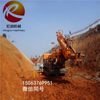 链轨式锚固钻车 建筑地下室护坡锚杆钻机