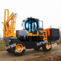 供应波形护栏打桩机 液压高速公路护栏打桩机