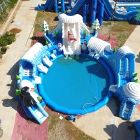 大型充气游泳池 水池户外支架水池成人儿童移动水上乐园组合加厚