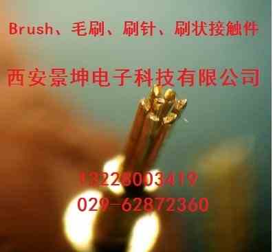 大量供应Brush、毛刷、刷针、刷状接触件