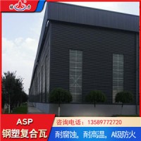 山东蓬莱塑料彩钢瓦 asp钢塑复合瓦 asp复合耐腐板耐候