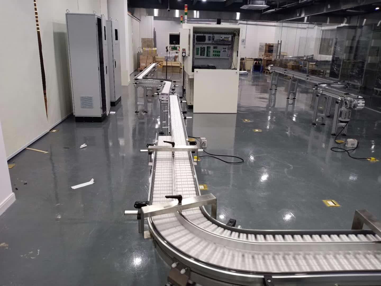 65mm柔性链板线破爬输送链