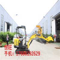 恒旺农用小型挖掘机厂家 果园深翻小挖机 市政绿化挖土机
