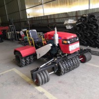 全自动自走式小麦镇压机  柴油液压转向农作物镇压车