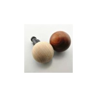 来图定制EVA木质研磨按摩球高硬度木质钻孔按摩头健身设备球