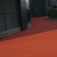 彩色陶瓷颗粒胶粘剂 聚氨酯型亨龙供路面防滑路面胶水