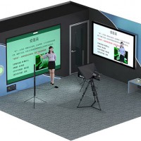 新维讯无轨虚拟演播室-绿板录课系统-录课室搭建