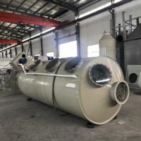 pp水喷淋塔 降温除烟尘废气处理环保设备 湫鸿环保厂