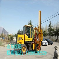 打拔钻一体机装载式护栏打桩机高速公路专用