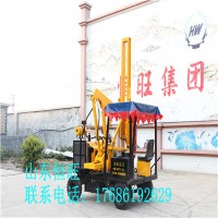 公路护栏钻孔机 轮式打桩机 全国联保  终生服务