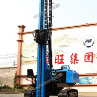 全液压光伏打桩钻孔一体机，360°旋转