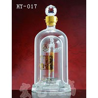 上海玻璃工艺酒瓶/宏艺玻璃制品公司/承接订做船瓶