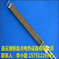 半镀金双孔卤素石英加热管可做单端出线和双端出线的