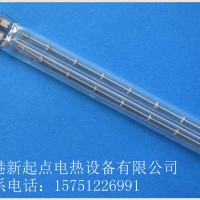 双孔单端卤素透明红外线加热管特点