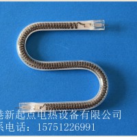 S型卤素石英加热灯管和s型碳纤维石英发热灯管可半镀白