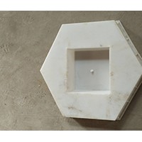 六边形护坡砖模具配料 —六角护坡砖的模具