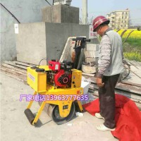 手扶式单轮震动压路机沟槽地面轧实机厂房地面压地机