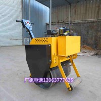 金尊手推单轮压路机一轮震动轧路机管道地面压实机