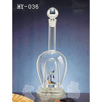 浙江手工艺玻璃酒瓶生产订制|宏艺玻璃制品公司三包服务
