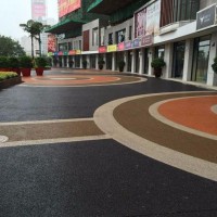 眉山市透水混凝土材料厂家 压印混凝土 欧水混凝土胶结料