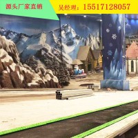 爬坡景区魔毯代步设备  雪场景区魔毯造雪机厂家