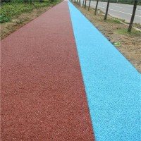 遵义市透水混凝土材料 彩色压印混凝土 透水地坪