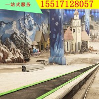 新疆大型观光旅游景区魔毯价各 飞天滑雪魔毯输送带设备厂家