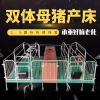 老母猪产床双体保育两用定位限位栏养殖设备复合板猪用