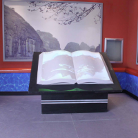 供应全息互动电子翻书,全息立体拼图,展示专用透明背投幕