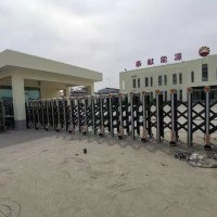 泰安迎金电动伸缩门控制系统调试