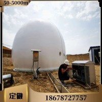 100立方双膜储气柜 200立方柔性干式气柜pvdf膜