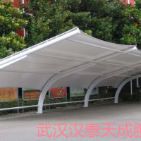 鄂州市车棚膜结构公司 鄂州市充电站遮阳棚膜结构包安装