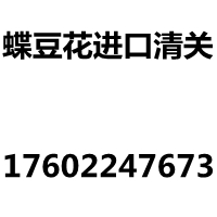 泰国蝶豆花进口代理
