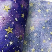 厂家直销 星星款 水刺印花无纺布 一次性口罩布 多款图案定制