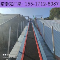 雪地运输载客魔毯输送带安装特点 爬山便捷的观光电梯