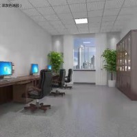 禄巨通透无方向塑胶地板PVC工厂直营防火防潮吸音办公图书馆