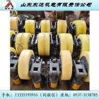 LS35型滚轮罐耳 碟簧缓冲式滚轮罐耳外层聚氨酯轮皮