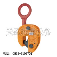 SUPER竖吊钢板钳,竖吊钢板钳设有止动器式紧固机构