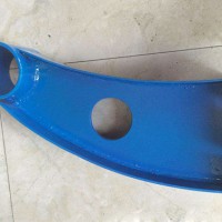 青海铸铁桥梁支架加工厂家~明志铸造厂生产桥梁防撞护栏支架