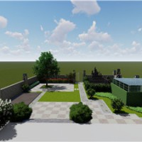 广东河源住宅区景观设计 河源蔚蓝环境绿化