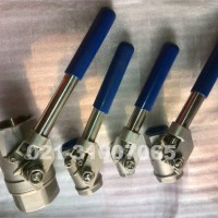 弹簧自动复位内螺纹球阀