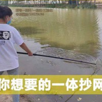 锂电一体杆抄网竿网兜渔具抄网杆4.5米全能王