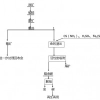 巩义铂思特硫脲法浸取硫化金矿的工艺，金矿炭浸提金工艺流程