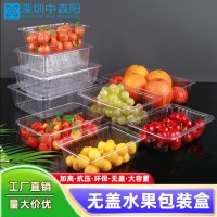 厂家直销一次性果蔬肉类食品托盘 透明无盖吸塑打包盒