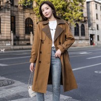 深圳原创设计师新款高定风衣英伦风衣外套折扣女装批发