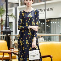 广东大码女装专注二十年连衣裙品牌梦莎奴秋冬尾货批发