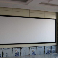 进口全息膜正投透明玻璃幕  透明正投投影幕 3D全息