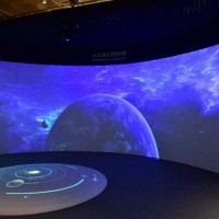 多媒体全息展示厅 180 360度幻影成像投影环幕