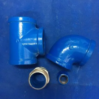 迈克管件 管道连接件蓝色环氧树脂材质可定制可批发